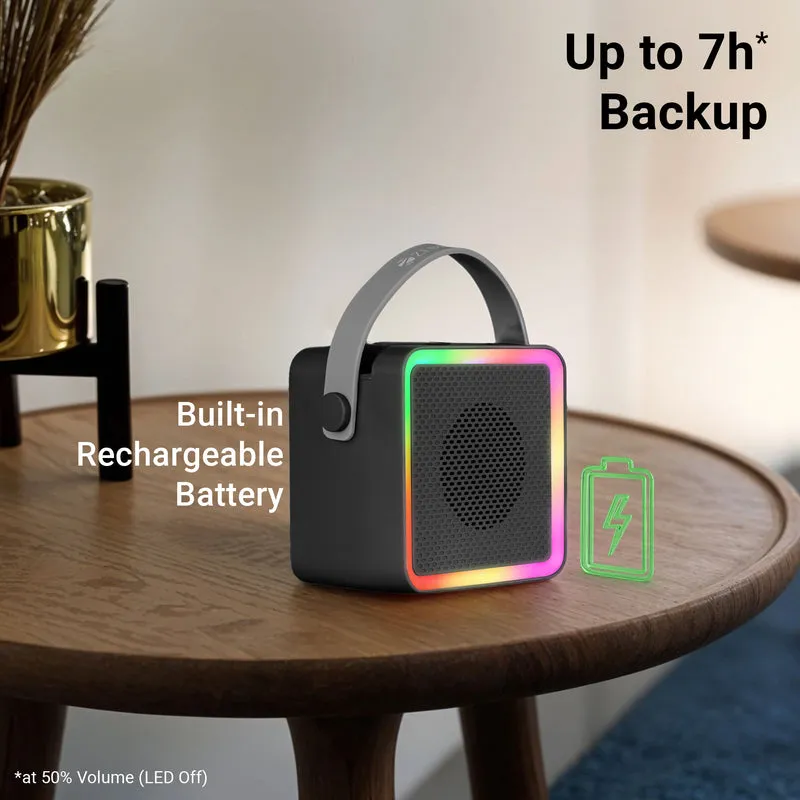 Zebronics Bluetooth Speaker RGB 8w County 8 Black view 5